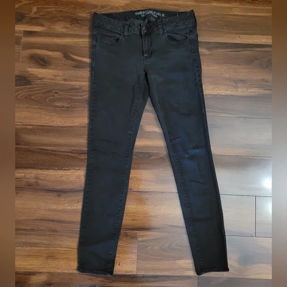 American Eagle Black Jeggings - Picture 2 of 4